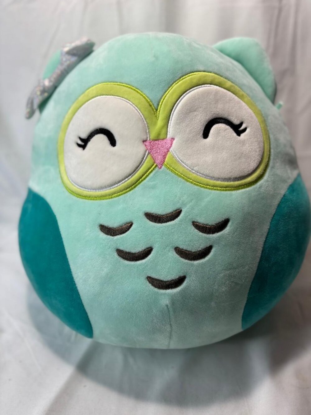 Squishmallows Efua the Owl 12" Stuffed Plush Blue Green "Original" Kellytoy NEW